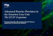 Advanced Practice Providers in the Intensive Care Unit Conference Presentations... · 18 NPs covering adult ICUs in 2015 Additional coverage at new Mission Bay hospital began February