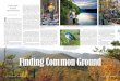 Finding Com mon Ground - Virginia€¦ · Finding common ground relies upon trust and compromise. On Shenandoah Mountain, perimeter wilderness lines were pulled back slightly to allow