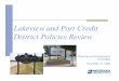 Lakeview and Port Credit District Policies Revie · Directions Report Presentation. Lakeview and Port Credit District Policies Review & Public Engagement Process Brook McIlroy Planning