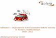 Telematics Developments in the Automotive Claims Industry ...fiar.ro/downloads/2014/auto/audatex.pdf · Rear-end Collisionavoidance Adaptive CruiseControl ... • move towards in-vehicle