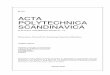ACTA POLYTECHNICA SCANDINAVICA · 7 LIST OF SYMBOLS A cross-sectional area A time-dependent square-matrix, (page 95) ai constants in the flux-density polynomial, defined in Eq. (55)