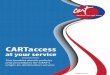 CARTaccess - University of Oklahoma...part of the trip can be made utilizing the fixed-route bus system. CARTaccess staff can assist in this process, including providing bus route