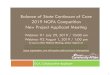 Balance of State Continuum of Care 2019 NOFA Competition ... · 3 2019 Balance of State CoC Process HUD released the Notice of Funding Availability (NOFA) (7/3/19) The Standards,