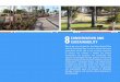 8CONSERVATION AND SUSTAINABILITY · 7. Water conservation, including water-efficient infrastructure, drought tolerant plantings, greywater usage and the extension of the municipal
