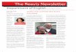 The Reavis Newsletter...The Reavis Newsletter Volume 48, Issue 1, Winter 2014-2015 Northern Illinois University From the Chair Amy Levin Greetings from Reavis Hall! Calendar year 2014