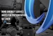 NINE ENERGY SERVICE INVESTOR PRESENTATION Q2 2020/media/... · The Company’s management believes that this presentation provides useful information to management, analysts and investors