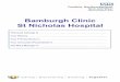 Bamburgh Clinic St Nicholas Hospital… · 2020-07-01 · 3 Welcome This Welcome Pack provides information about your ward, the staff, and the treatments and therapies that will be