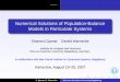 Numerical Solutions of Population-Balance Models in Particulate … · 2008-03-30 · General Population Balance Equation (PBE) Reformulation of PBE Preferential Crystallization Model