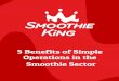 Table of Contents - Smoothie King · 2017-03-28 · smoothies that would combat his food allergies and nutritional deficiencies. From that point, we’ve created dozens of unique