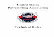 United States Powerlifting Associationgogginsforce.com/wp-content/uploads/2017/01/Final-Rule-Book-Post… · USPA Rulebook 2017v1b Page 5 apply to either gender. 1.4.5 The USPA logo