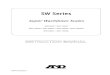 SW-6KS / SW-15KS SW-15KM / SW-30KM / SW-60KM / SW-150KM … Series... · 2012-04-03 · SW Series Super Washdown Scales SW-6KS / SW-15KS SW-15KM / SW-30KM / SW-60KM / SW-150KM SW-60KL