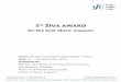 3rd ŽIVA AWARD - ICOMnetwork.icom.museum/fileadmin/user_upload/minisites/icom-czech/… · 20:30 – 22:00 3rd Živa Award ceremony 22:00 Gala dinner Saturday, 17th September 2016