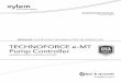 TECHNOFORCE e-MT Pump Controller · 2017-07-10 · 1.3.2 Hazard categories ... Further information pertaining to the installation, operation, and maintenance of your orce e-MT TechnoF