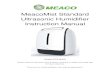 MeacoMist Standard Ultrasonic Humidifier Instruction Manual€¦ · humidifier and will stop the white dust from the limescale from being blown into the room with the humidified air