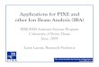 Applications for PIXE and other Ion Beam Analysis (IBA)archive.jinaweb.org/outreach/PIXE-PAN08/lectures/PIXE-PAN_Applic… · External Beam PIXE Here is a view of the proton beam