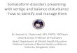 Somatoform disorders presenting with vertigo and …...Somatoform disorders presenting with vertigo and balance disturbance - how to identify and manage them Dr. Santosh K. Chaturvedi,
