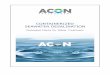 ACON Desalination SAwitechdevelopment.com/img/downloads/ACON Desalination WDC en… · Reverse osmosis plant single pass Activated carbon ﬁlter Dosing stations Control Door-in-door