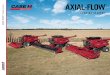 AXIAL-FLOW COMBINE HEADERS.assets.cnhindustrial.com/caseih/NAFTA...and match capacity levels of Axial-Flow combines. SIMPLICITY. Case IH headers have fewer components and easy setup