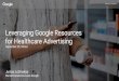 for Healthcare Advertising Leveraging Google Resources Leveraging Google... · Proprietary + Confidential Businesses with BETTER mobile assets have 140% 1 in 20 more revenue Google