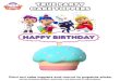 Print out cake toppers and mount to popsicle sticks.trueandtherainbowkingdom.com/.../2019/05/TRK-Bday_Cake_Topper… · Print out cake toppers and mount to popsicle sticks. TRUE AND