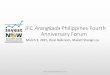 JFC ArangkadaPhilippinesFourth! Anniversary!Forum€¦ · 1/3/2014  · JFC ArangkadaPhilippinesFourth! Anniversary!Forum March&3,&2015,&Rizal&Ballroom,&Maka&Shangri9La &