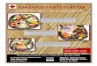 TAKE-OUT PARTY PLATTER To Go Menu 08-01.pdf(for 4-5pp) Includes Roast beef, grilled salmon, sliced ham, chicken kara-age, Abalone, green mussels, pork cutlet, Yakitori chicken, grilled