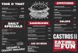 CASTROS MENU TRIFOLD · 2020-02-10 · Lone star Dos XX Ask us about our SEVEN rotating taps! 512-263-3322 CASTROSBAR.COM. Title: CASTROS MENU TRIFOLD Created Date: 12/2/2019 4:54:20