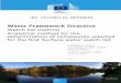 Water Framework Directive - Europa · Water Framework Directive Watch list method Analytical method for the determination of compounds selected for the first Surface water watch list