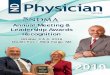 Annual Meeting Leadership Awards Recognition · 2020-06-05 · The Leadership Awards Recognition Luncheon will present the 2019 . Physician Community & Professional Services Award
