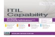 Take your ITIL skills to the next level ITIL Capability · Introduction to ITIL Planning, Protection and Optimisation (PPO) concepts and terminology of the Service Lifecycle and the