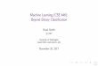 Machine Learning (CSE 446): Beyond Binary Classification · 2017-11-20 · Machine Learning (CSE 446): Beyond Binary Classi cation Noah Smith c 2017 University of Washington nasmith@cs.washington.edu