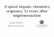 A spiral organic chemistry sequence, 12 years after ......Intro. to all the major functional groups, their nomenclature, and properties Spectroscopy Fundamental reactions for each