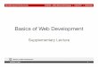 Basics of Web Development - Northeastern University · 2018-01-04 · Basics of Web Development 10 Client Server. CS6220 –Data Mining Techniques･･･Fall 2017･･･Derbinsky