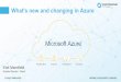 What's new and changing in Azure - Trustmarque · CLOUD. SIMPLIFIED. DEFINE | ACCELERATE | ASSURE Azure covers 69 compliance offerings & S v Global Regional ry # ISO&27001:2013& #