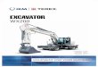 EXCAVATOR€¦ · Hydraulic system 400 l Hydraulic tank 290 l OPERATING WEIGHT Operating weight 21.7-22.3 t Excavator operating weight is calculated for standard configuration: one-piece