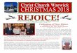 Sunday November 4th, 2018 - Christ Church6:30 p.m. - Thorburn Hall 9:30 a.m. - Christmas Tree decorating in the church (need some strong men!) 2nd Sunday Worship Services at 8 a.m