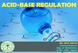 ACID-BASE REGULATION · ACID-BASE REGULATION . OBJECTIVES . By the end of this session you should be able to: 1. Define buffers & explain how they act?. 2. Explain how proteins act