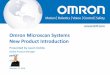 Omron Microscan Systems New Product Introduction...•Founded in 1982 by an entrepreneur in barcode reading technology –first to use a laser diode to decode a barcode • Headquartered