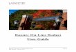 Banner User Guide Updated 1.3.17 - Lafayette College · Last Revised: January 2017 Banner On-Line Budget User Guide . Banner Finance Training Materials Page 2 Last Revised: January