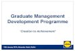 Graduate Management Development Programme Connects/IITD...•Robust element of Talent Mgt. Strategy 16th January 2014, Alexander Hotel, Dublin 8 Starting Point •2008: Started with