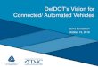 DelDOT’s Vision for Connected/ Automated VehiclesCAV+2016-10-13.pdf2016/10/13  · 2016 –5.9 GHz spectrum license issued 2016 –4.9 GHz wireless Phase I (Dover) 2017 –AI Project