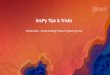 ArcPy Tips & Tricks - Recent Proceedings · 2017-08-11 · -Debugging small units of functionality ... ArcPy Tips & Tricks , 2017 Esri User Conference--Presentation, 2017 Esri User