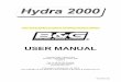 Hydra 2000 Ver-9aHydra 2000 User Manual Part 1 - Introduction HB-0844-05 1-4 The Paddle Wheel Speed Sensor is designed primarily for cruising yachts and consists of a paddle wheel