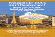 Playing Your Cards Right: Textbook and Academic Authoring in … taa conference e... · 2015-06-01 · Welcome to TAA’s 2015 Conference! Playing Your Cards Right: Textbook and Academic