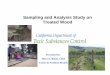 Sampling and Analysis Study on Treated Wood Presentation · 2.05.2017  · University of California Cooperative Extension University of California Richmond Field Station 1301 S. 46th