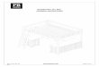 BEADBOARD LOFT BED · 2020-06-01 · Read all instructions before assembling this bunk bed. Before each usage or assembly, inspect bunk bed for damaged hardware, loose joints, missing