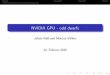 NVIDIA GPU - odd dwarfshpac.rwth-aachen.de/teaching/sem-hpsc-14... · 1/37 DwarfsEvaluationAppendixCredits NVIDIA GPU - odd dwarfs Julian Naˇ and Marcus V olker 12. Februar 2015