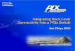 Integrating Rack Level Connectivity into a PCIe Switch · 2013-08-15 · blade is just processor and memory Benefits of PCIe as a rack level fabric are: ... /area . 4 The State of