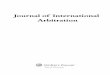 Journal of International Arbitration - HVDB...ognition and Enforcement of Foreign Arbitral Awards, New York, 10 June 1958 (NewYork Convention);and (ii) Dutch arbitration law. 2.While