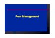 Pool Management · Management Plan •"Systematic method of making sure a facility operates efficiently" •Factors to consider when developing an aquatic facility management plan: